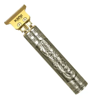 Cortadora De Pelo Patillas Carga Usb Kanji Beauty Vintage Color Dorado