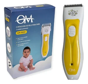 Cortadora de pelo para bebé marca OM, modelo KM-9939.