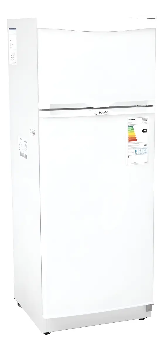 Heladera Bambi Con Freezer 329 Lts 2f-1600b Blanca Color Blanco
