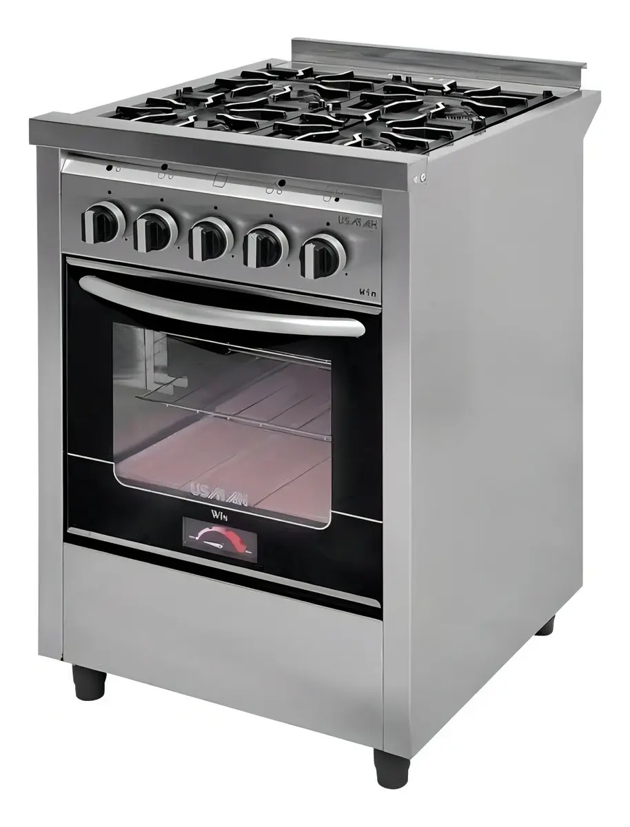 Cocina Industrial Usman compact 4 Hornallas Multigas.