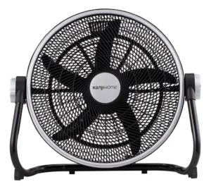 Ventilador Turbo de Piso Kanjihome de 20" con 5 Aspas y 3 Velocidades